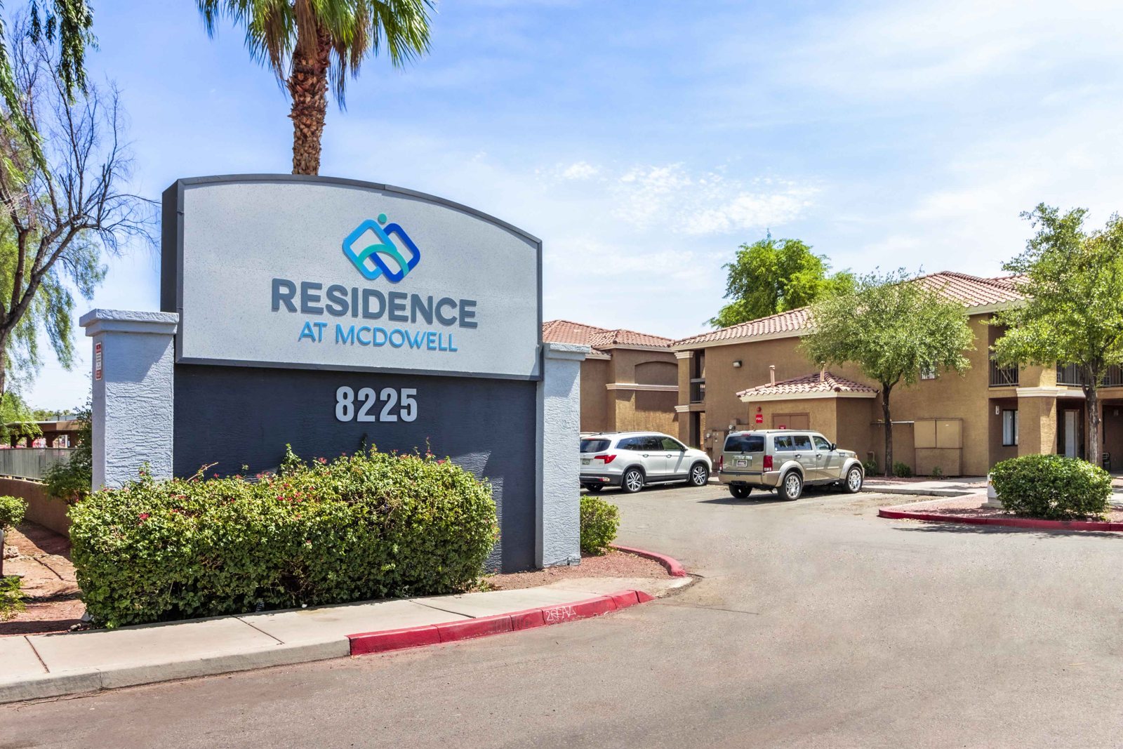 Residence at McDowell — The entrance sign